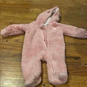 Carter's Cozy Pink Sherpa Footie